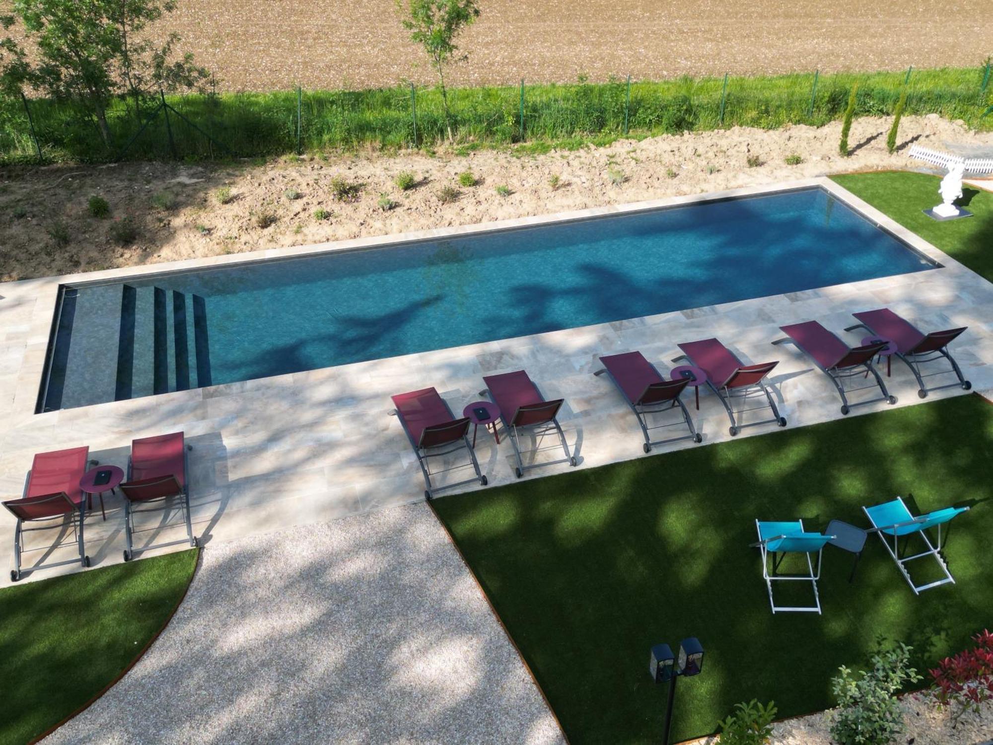 Luzillé Sans Souci Bed And Breakfast Luxe Heated Pool And Restaurant מראה חיצוני תמונה