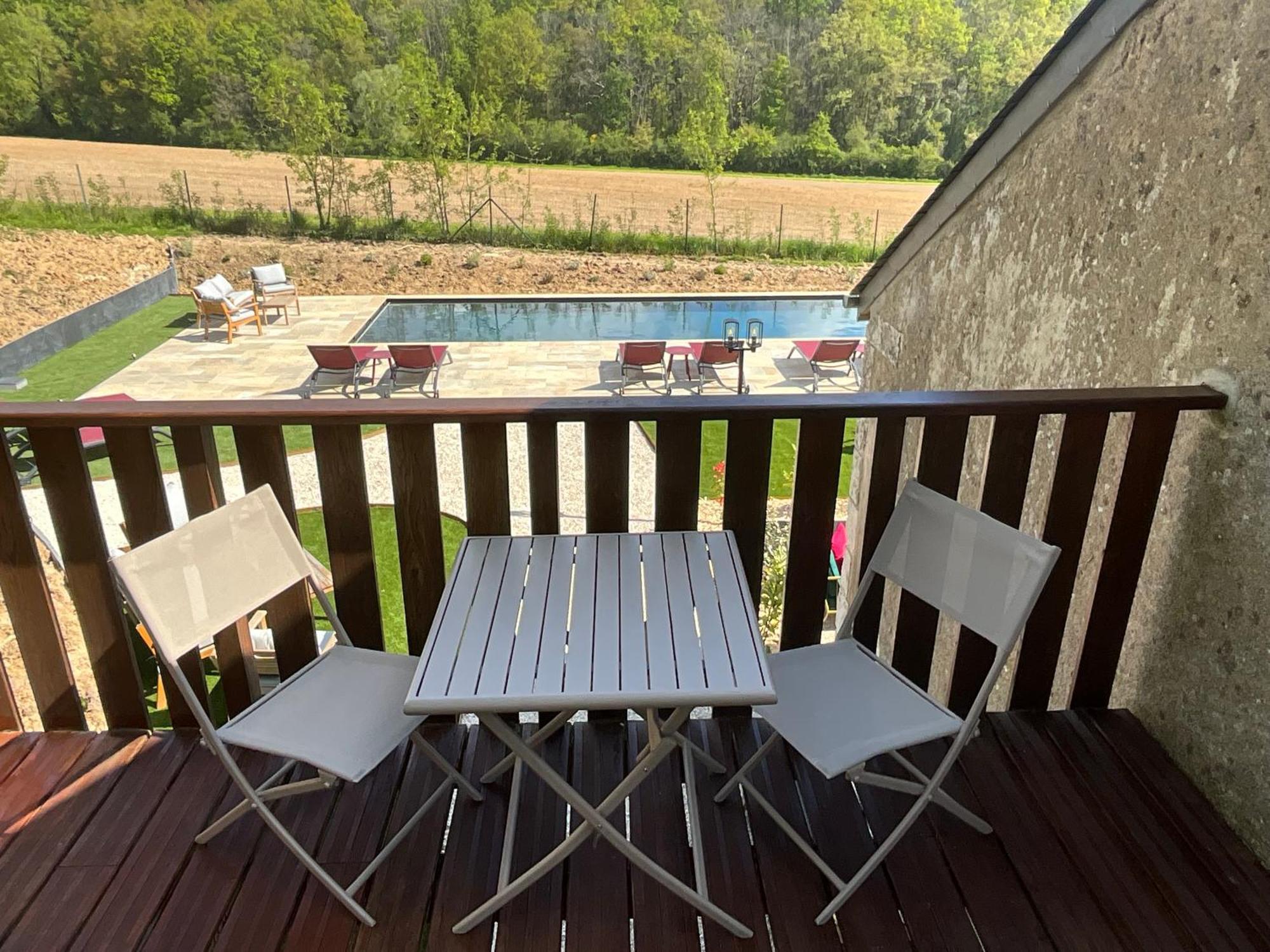 Luzillé Sans Souci Bed And Breakfast Luxe Heated Pool And Restaurant מראה חיצוני תמונה