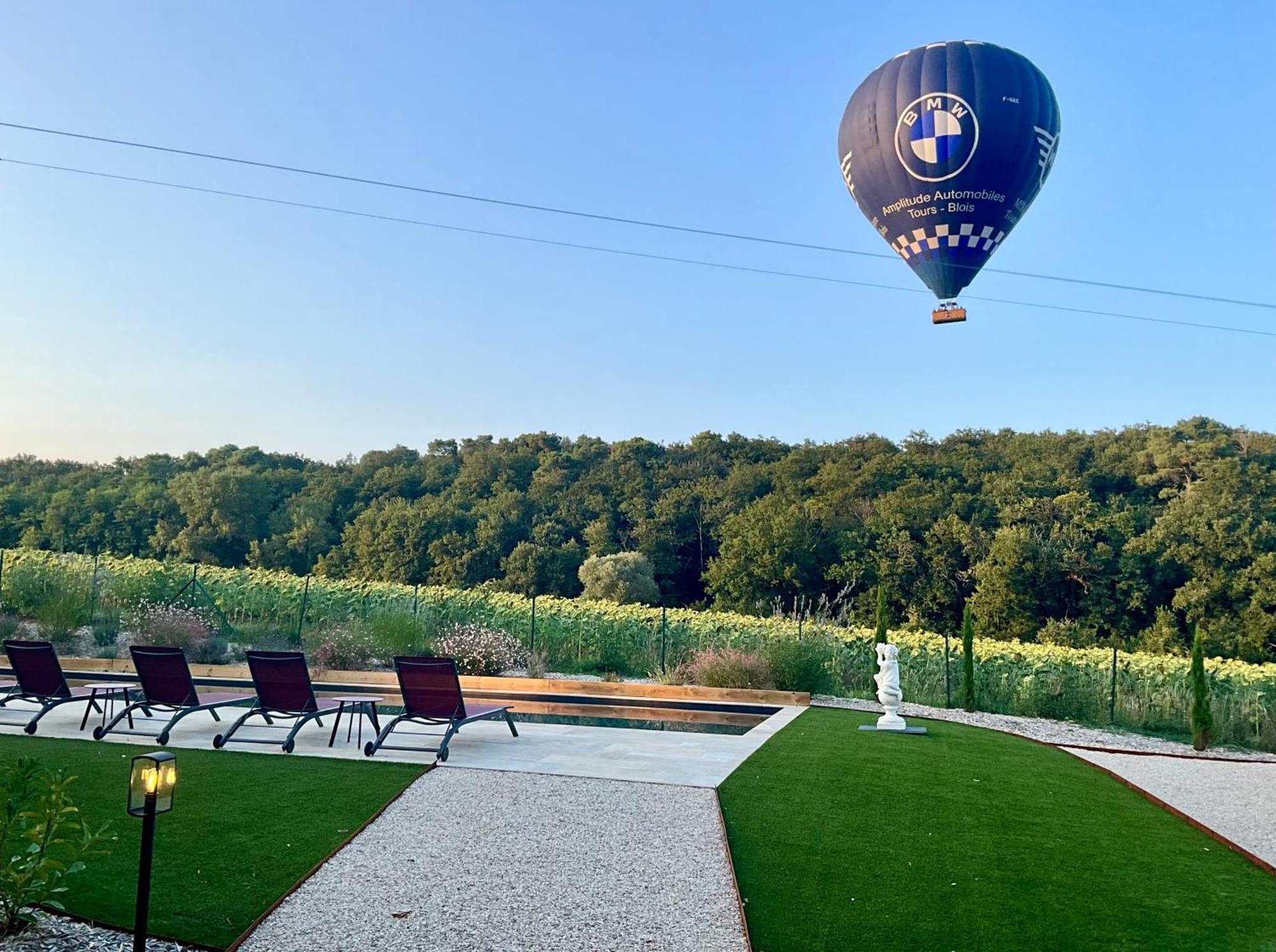 Luzillé Sans Souci Bed And Breakfast Luxe Heated Pool And Restaurant מראה חיצוני תמונה